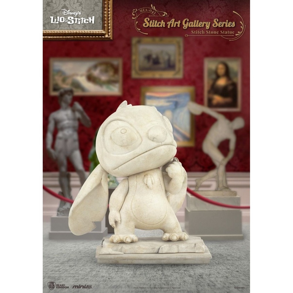 Beast Kingdom Mini Egg Attack MEA-045 Stitch Art Gallery Stitch Stone Statue